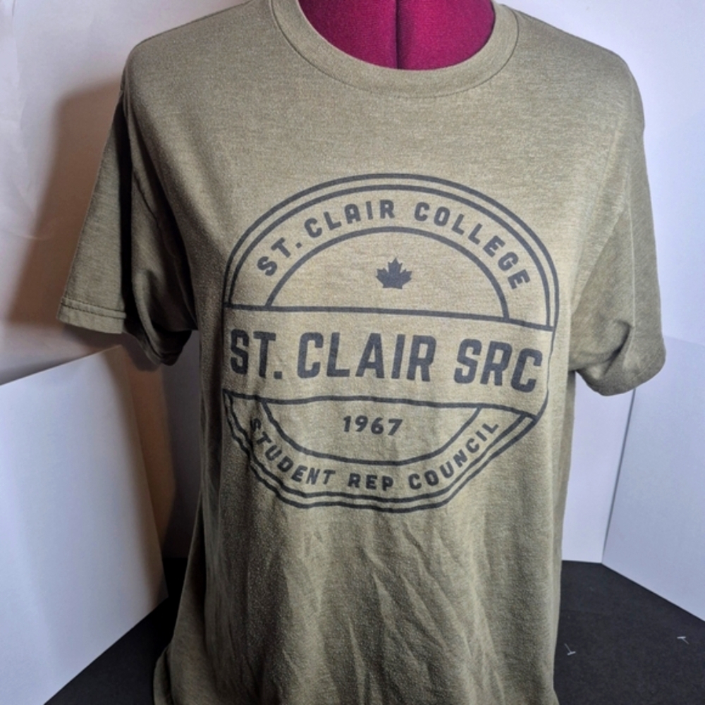 St. Clair SRC Olive Green Womens T-Shirt